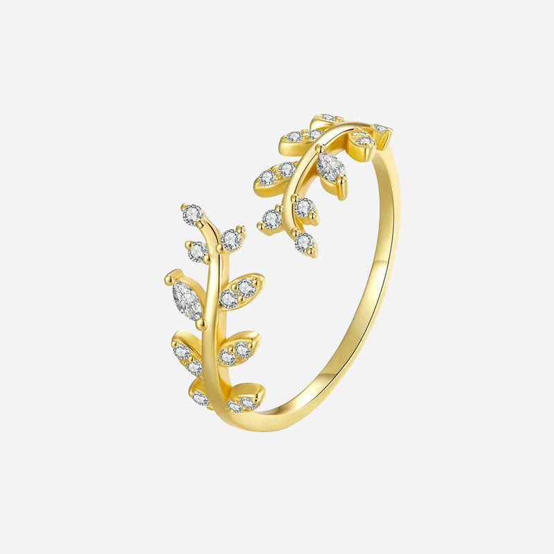 Kaelirisse | Anillo de Circonita en Oro de 18K