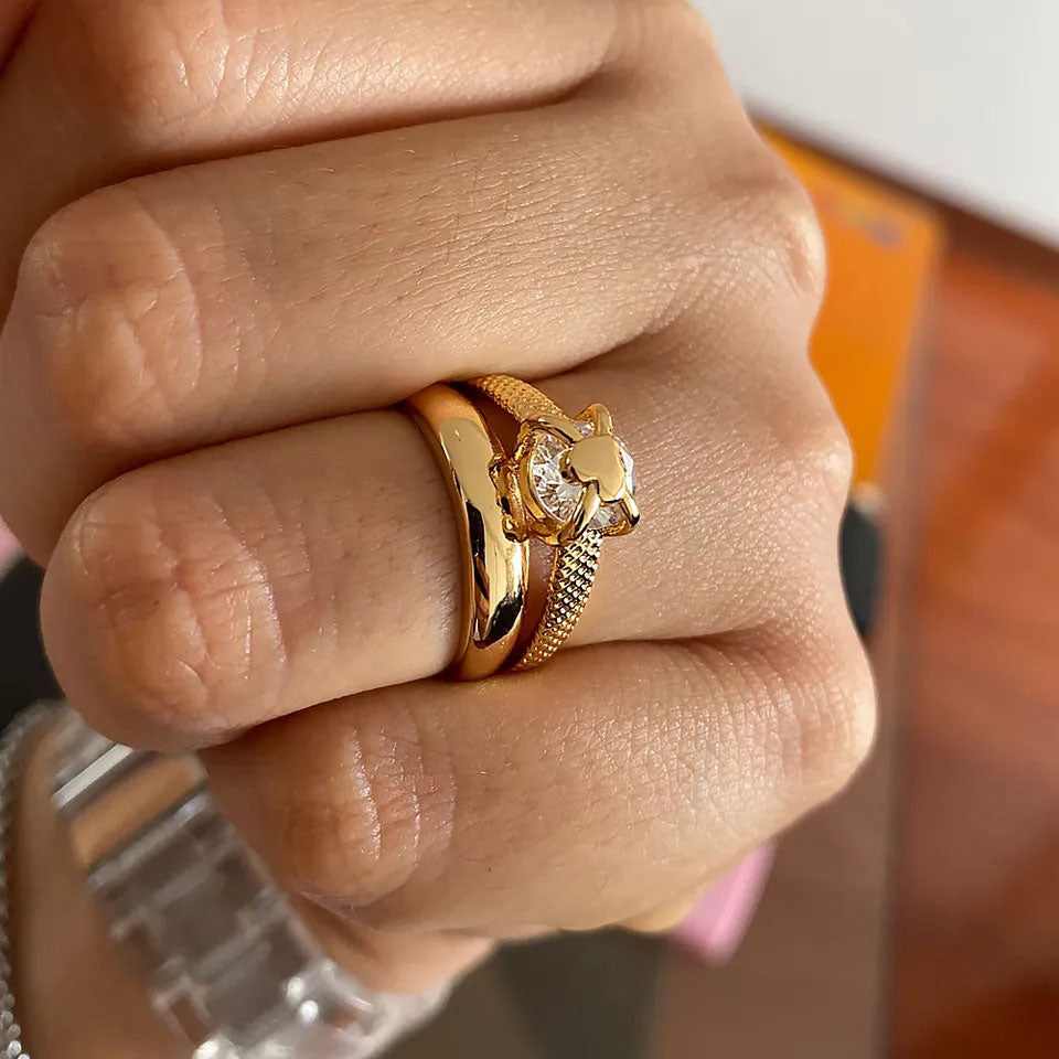 Melaniquee | Anillo de Oro de 18K