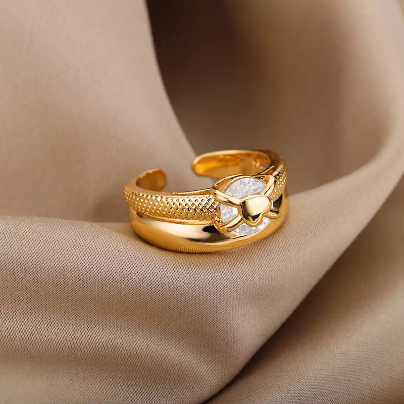 Melaniquee | Anillo de Oro de 18K
