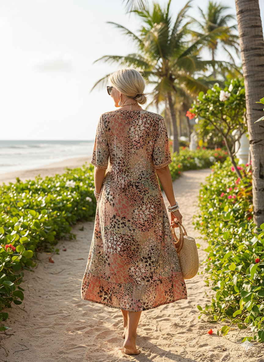 Sofía | Elegante vestido midi floral