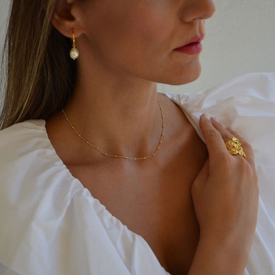 Jaurelynn | Collar de Oro de 18K
