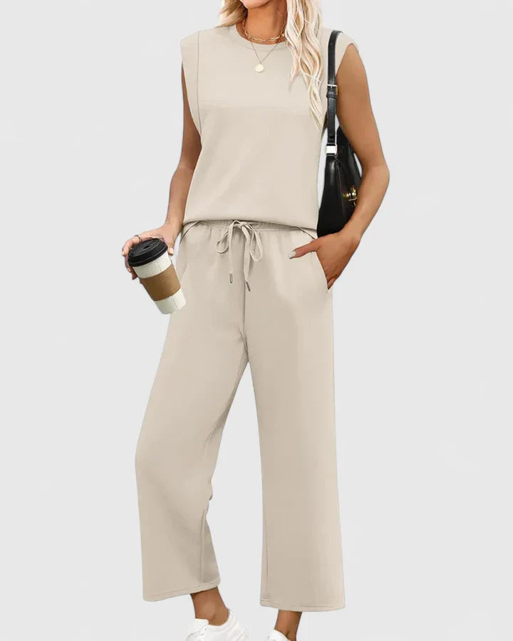 Olyzette | Conjunto de Dos Piezas Cómodo