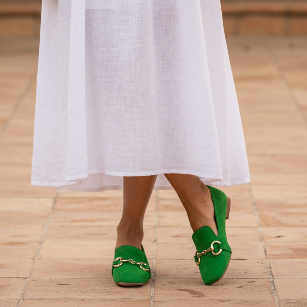 Taliah – Zapatilla con punta cuadrada y hebilla