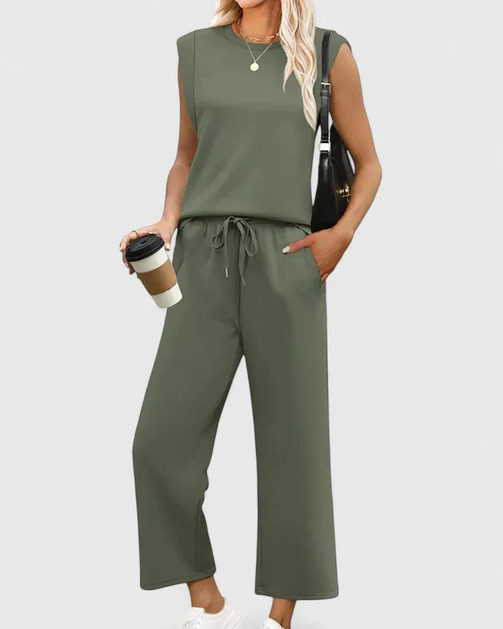 Olyzette | Conjunto de Dos Piezas Cómodo