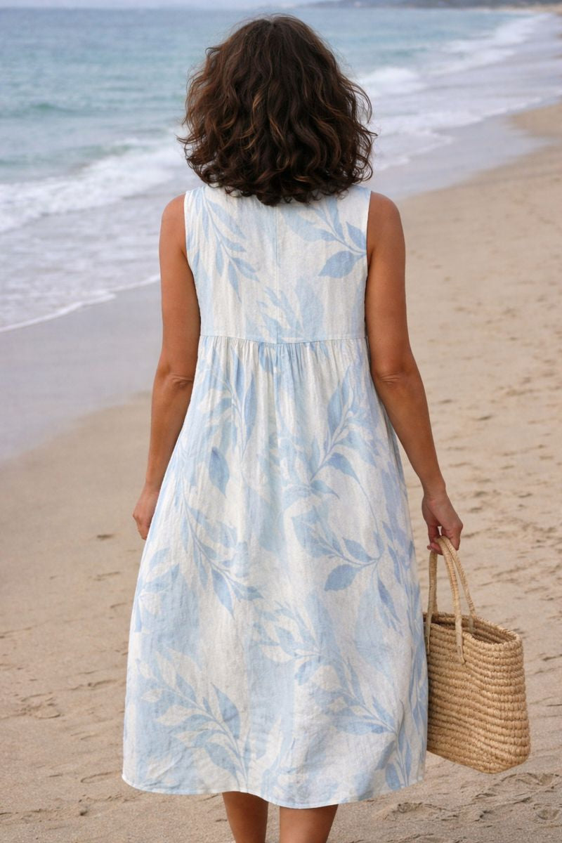 Vestido midi Joy Leafy