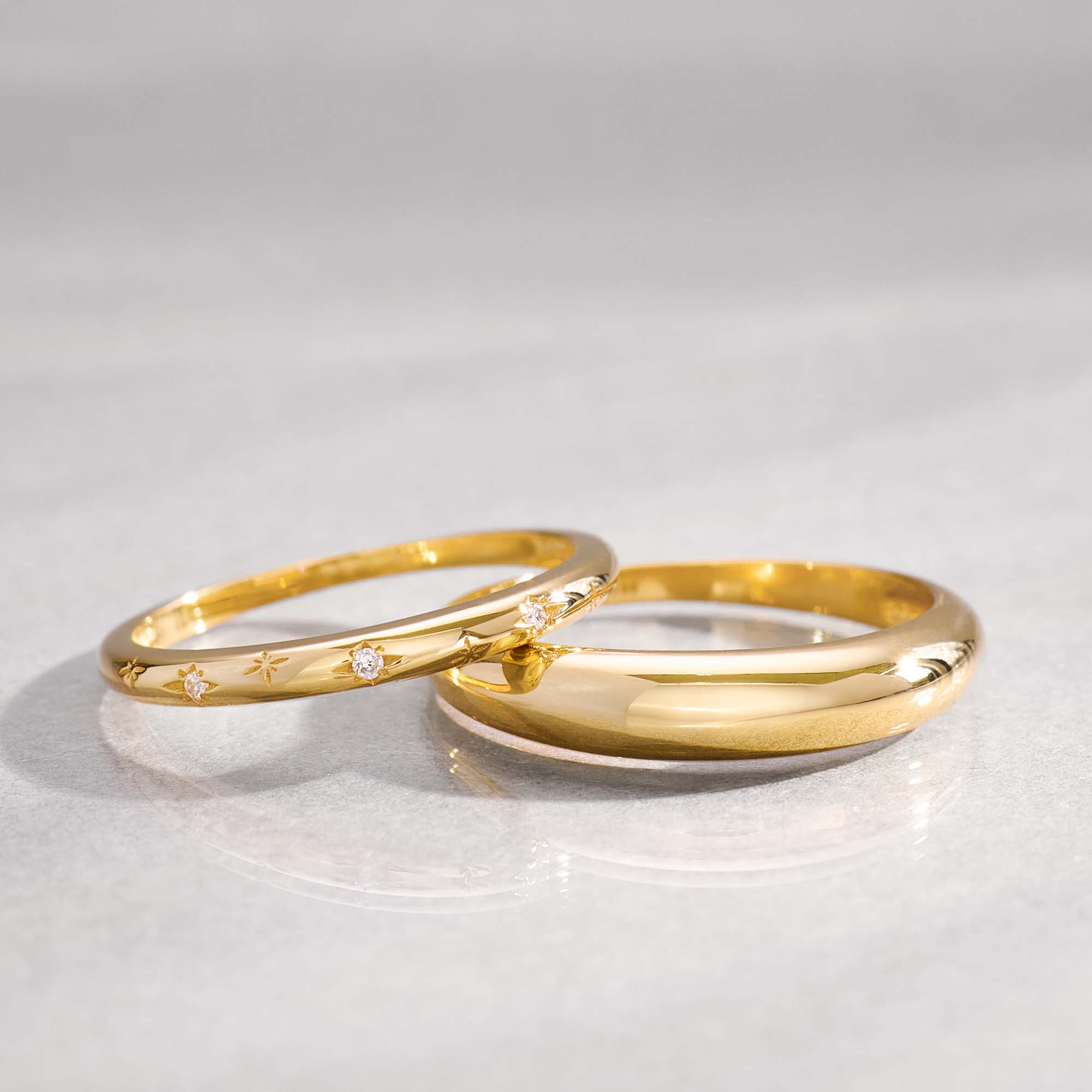Raquienne | Anillo Midi de Oro de 18k