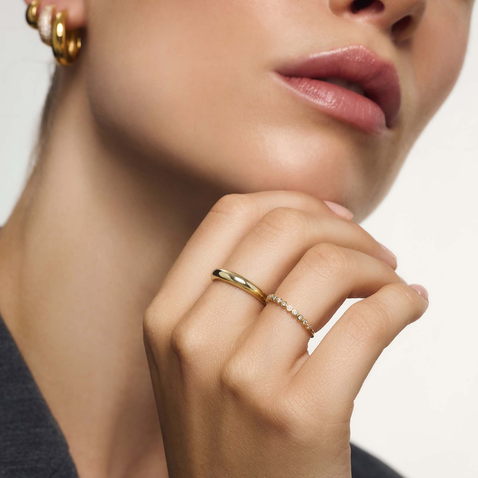 Raquienne | Anillo Midi de Oro de 18k
