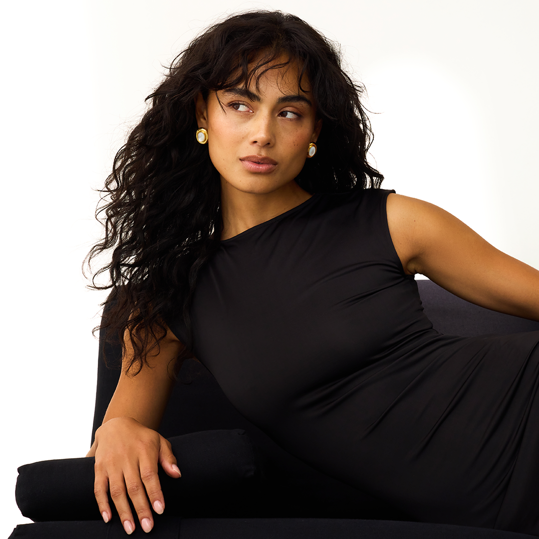 Ameliyana | Pendientes de Stud de Oro de 18k