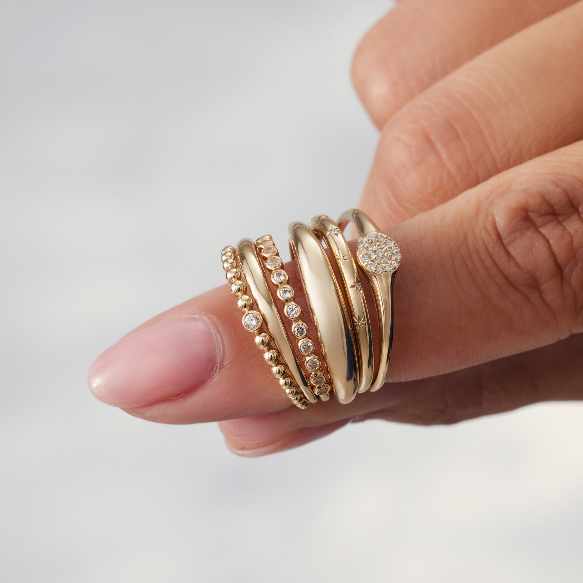 Raquienne | Anillo Midi de Oro de 18k