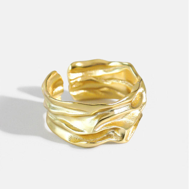 Jaylinette | Anillo Grande de Oro de 18K