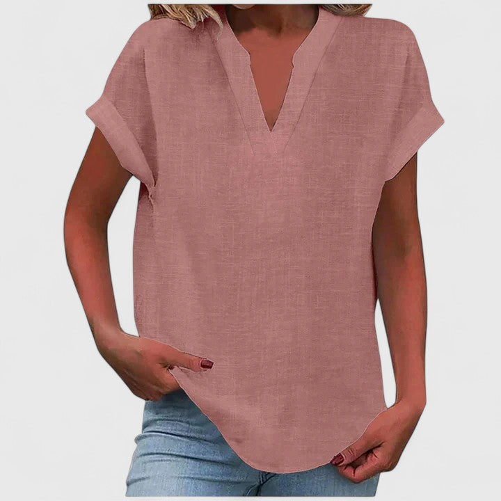 Xavinah | Blusa V-Cuello Cómoda