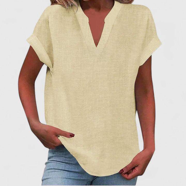 Xavinah | Blusa V-Cuello Cómoda