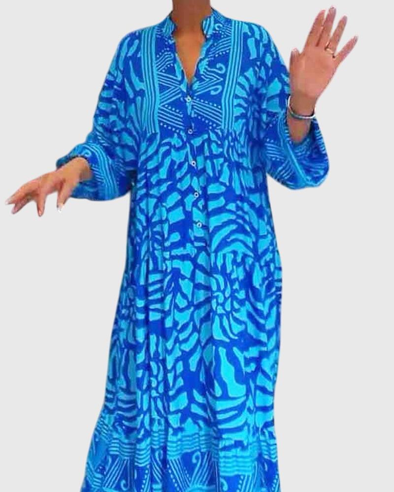 Mckinley™ | Vestido Maxi con Estampado Elegante