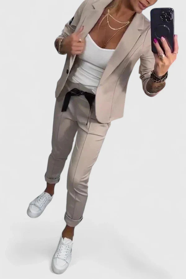 Chrystel | Conjunto Elegante de Dos Piezas