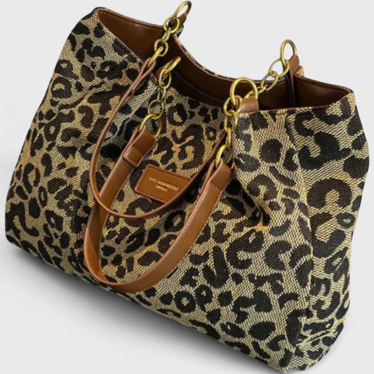 Valeria - Bolso con elegante estampado de leopardo
