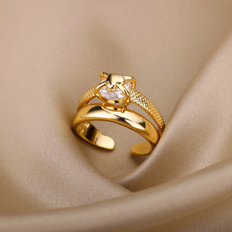 Melaniquee | Anillo de Oro de 18K