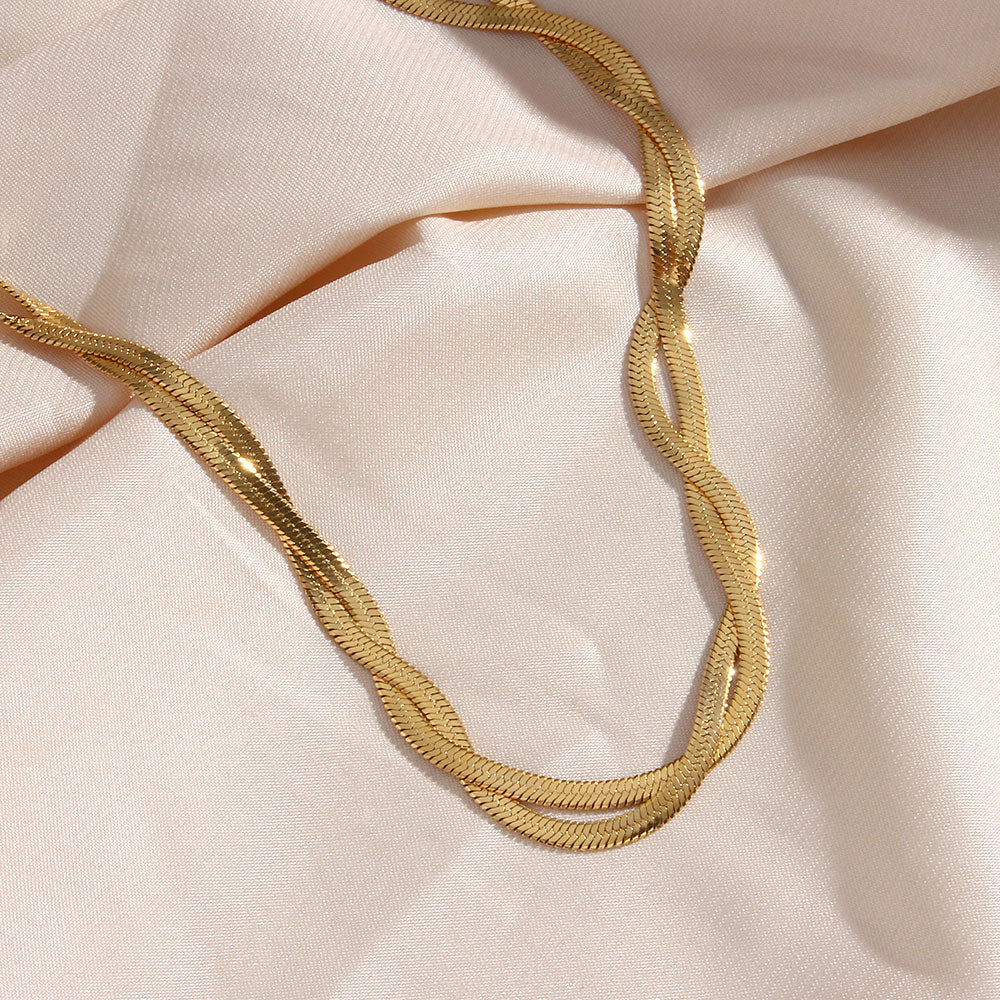 Madiorelle | Brazalete Torcido de Oro de 18K