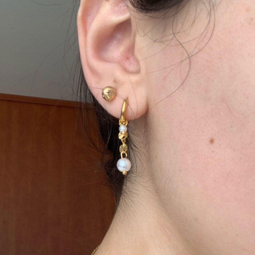 Lyannette | Pendientes Sol 18K Oro