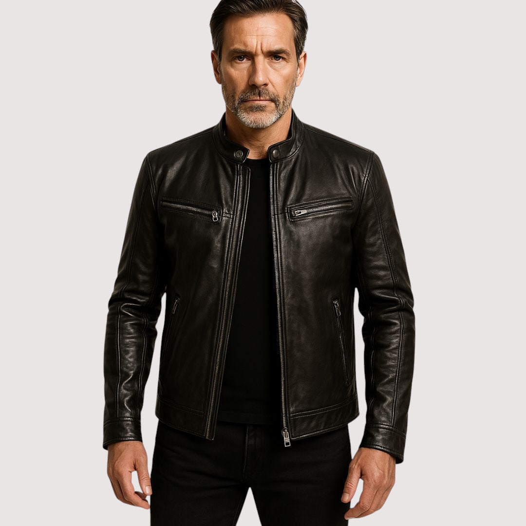 Marco™ | Chaqueta de cuero elegante y versátil