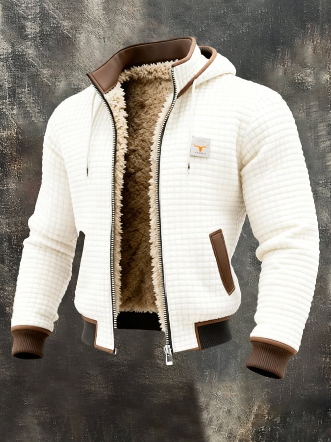 Carlo | Chaqueta de invierno acolchada con interior de sherpa
