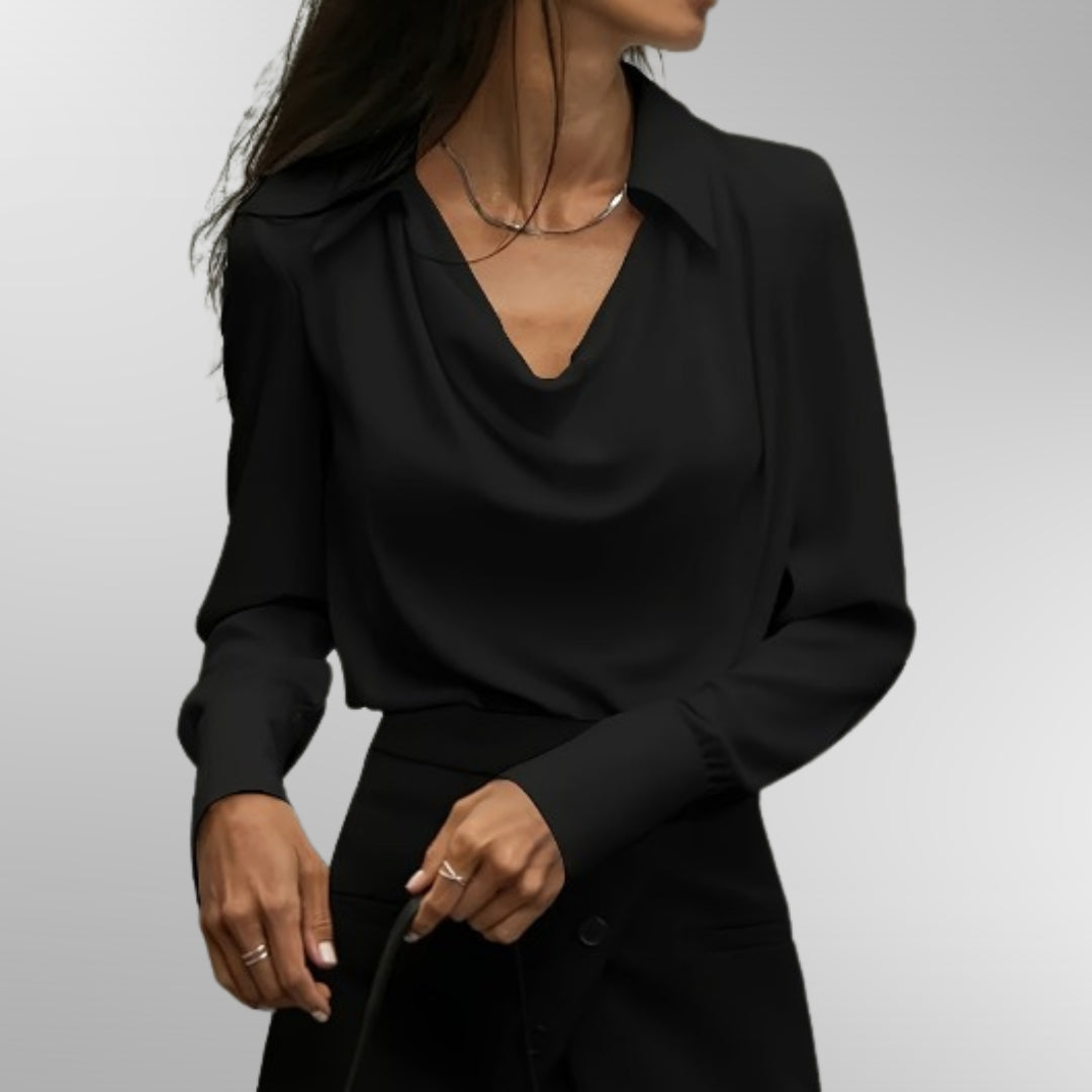 Violet™ | Blusa de Satén Elegante