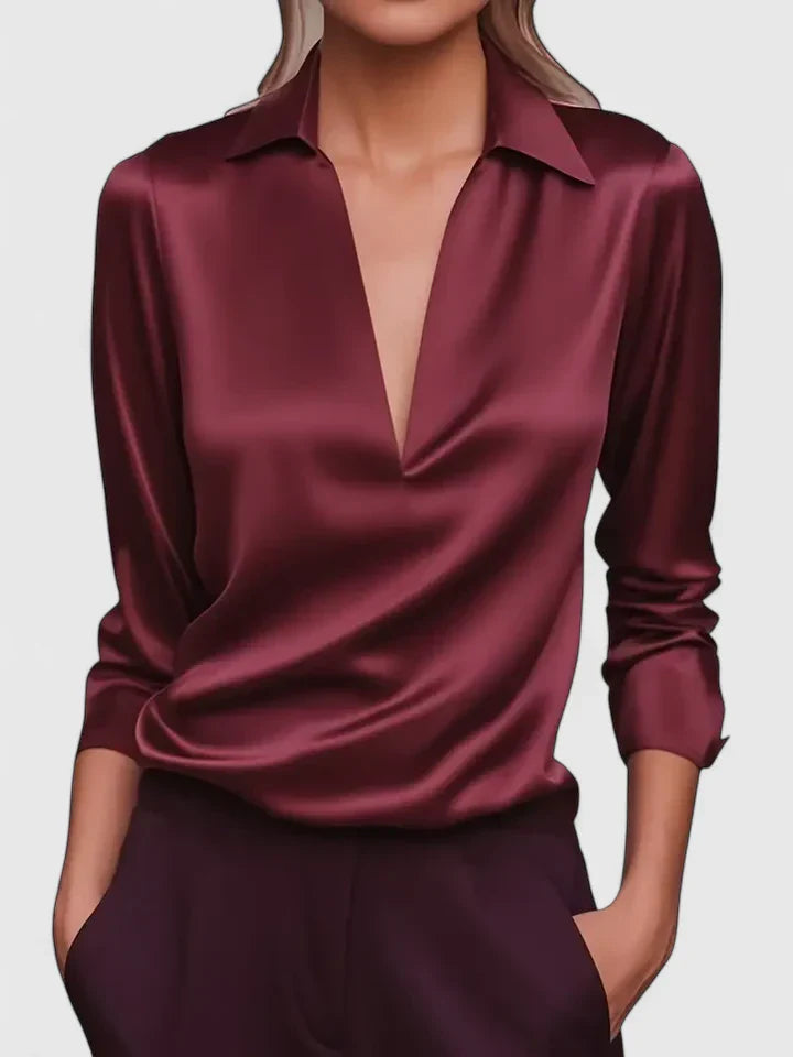 Calvina | Blusa Sofisticada