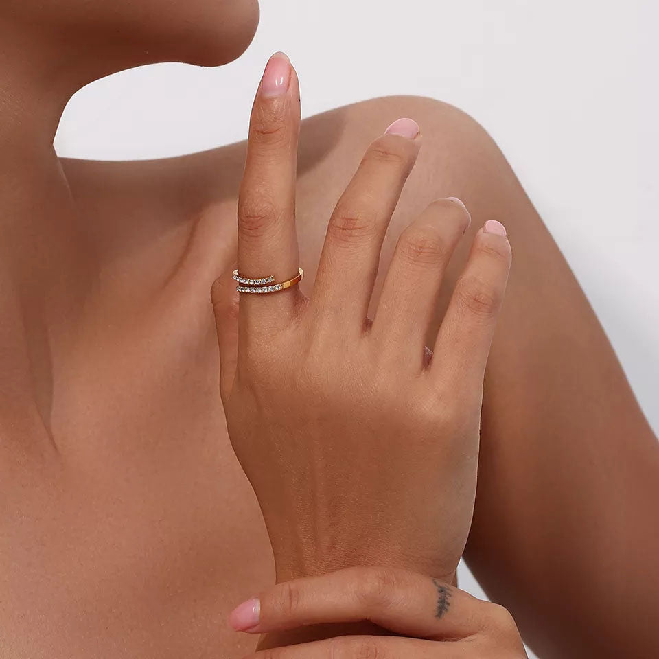 Miralyssa | Anillo de Oro de 18K