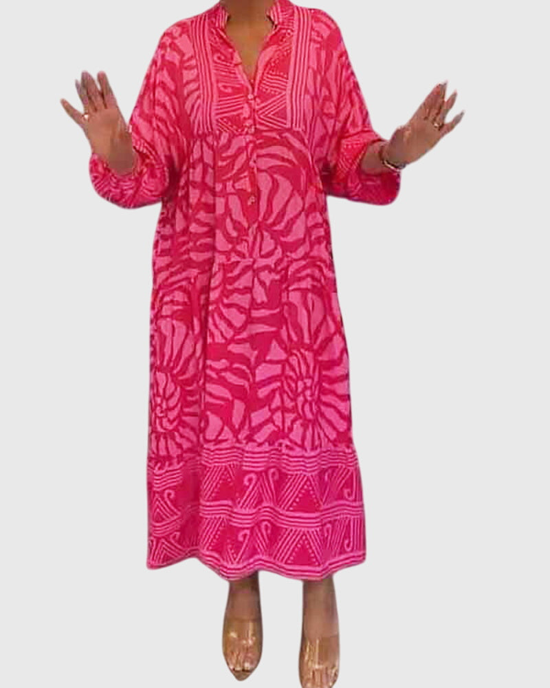 Mckinley™ | Vestido Maxi con Estampado Elegante