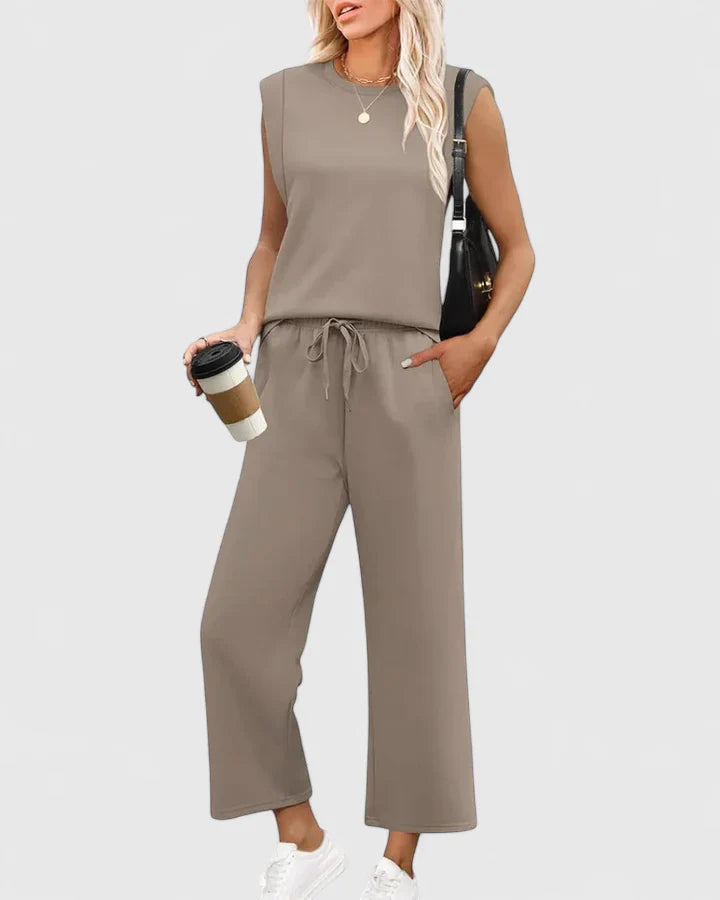 Olyzette | Conjunto de Dos Piezas Cómodo