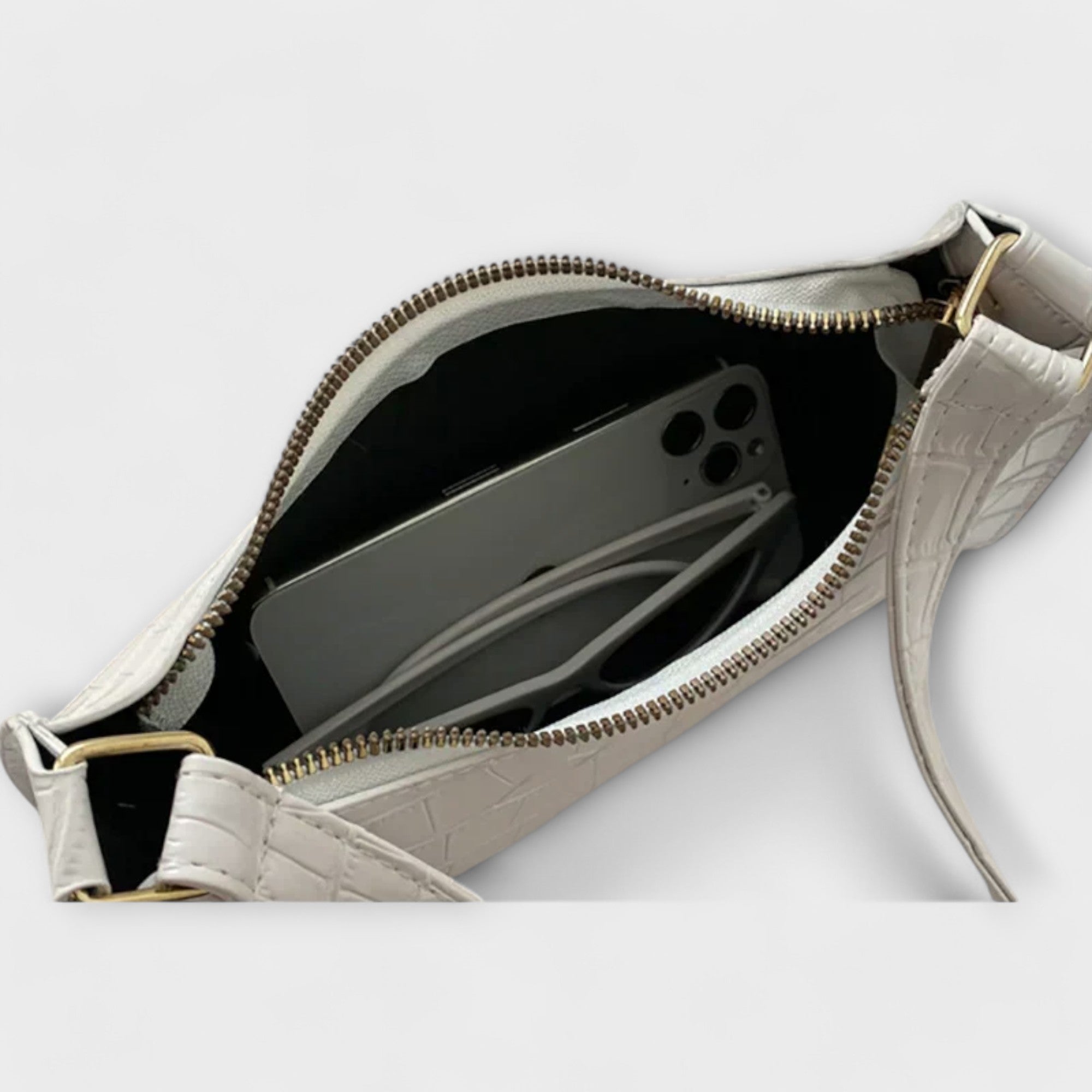 Olivia - Bolso de Cuero Brillante