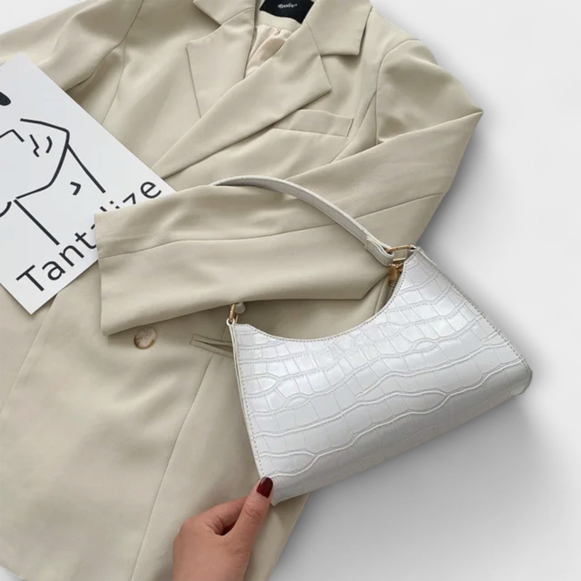 Olivia - Bolso de Cuero Brillante