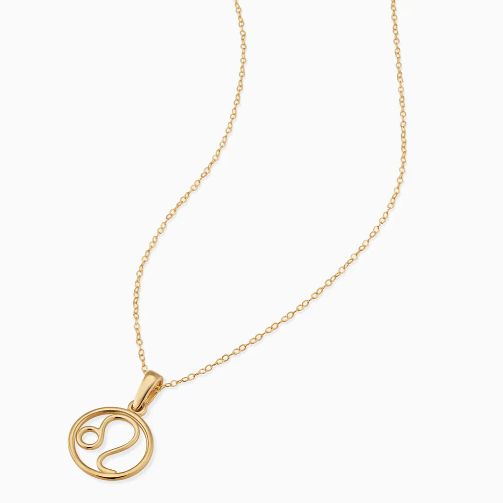 Rosalyette | Collar con Signo Zodiacal de Oro de 18k