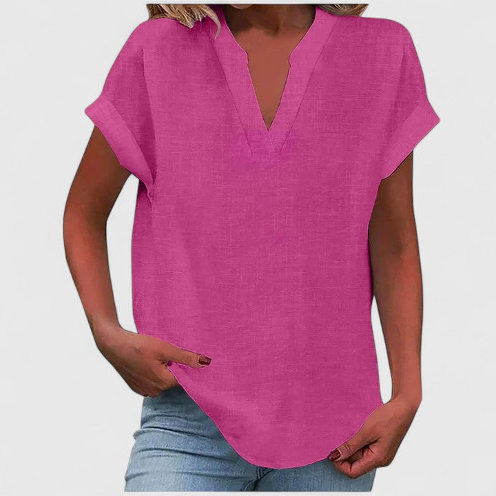 Xavinah | Blusa V-Cuello Cómoda