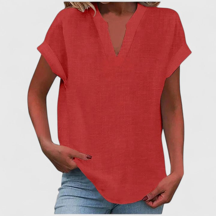 Xavinah | Blusa V-Cuello Cómoda