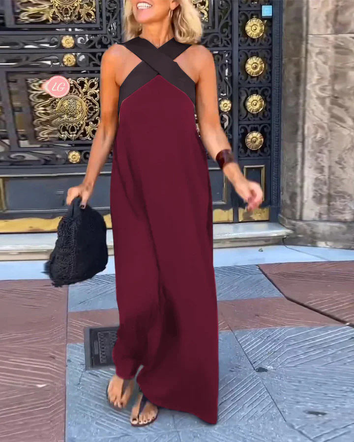 Delfina | Vestido con corte cruzado