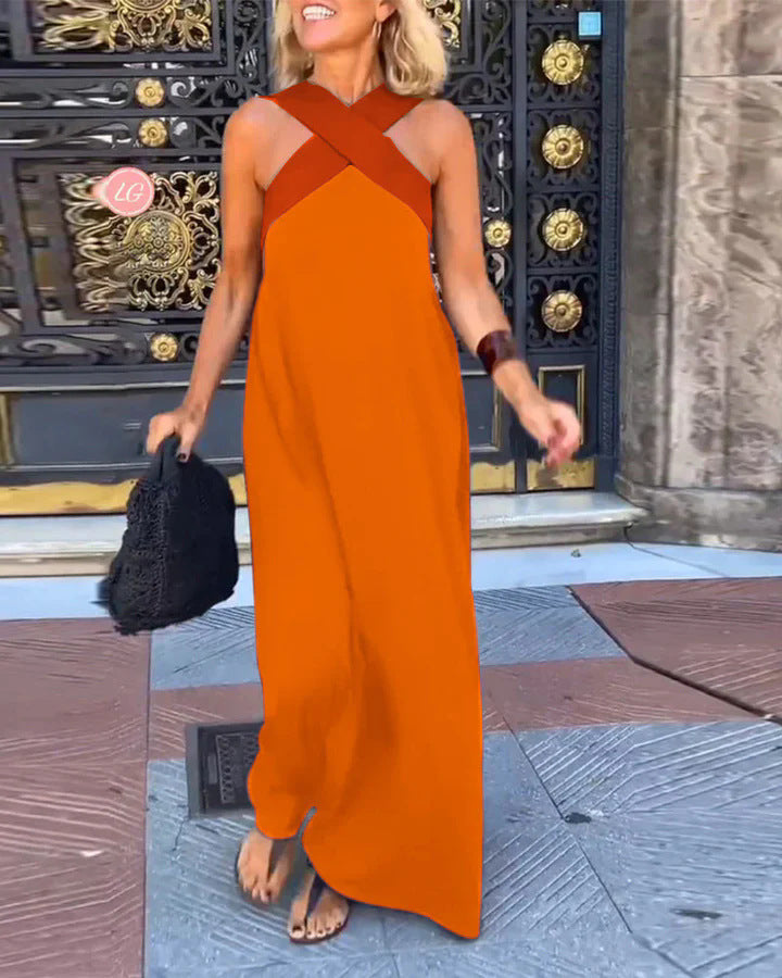 Delfina | Vestido con corte cruzado