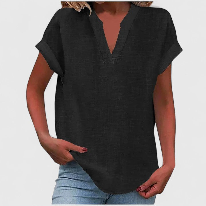 Xavinah | Blusa V-Cuello Cómoda
