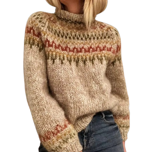 Jessica | Jersey nórdico en punto trenzado