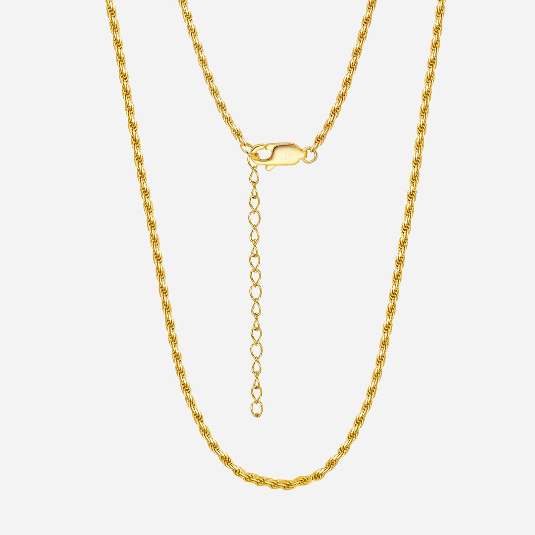 Mikalynne | Cadena de Cuerda Oro 18K
