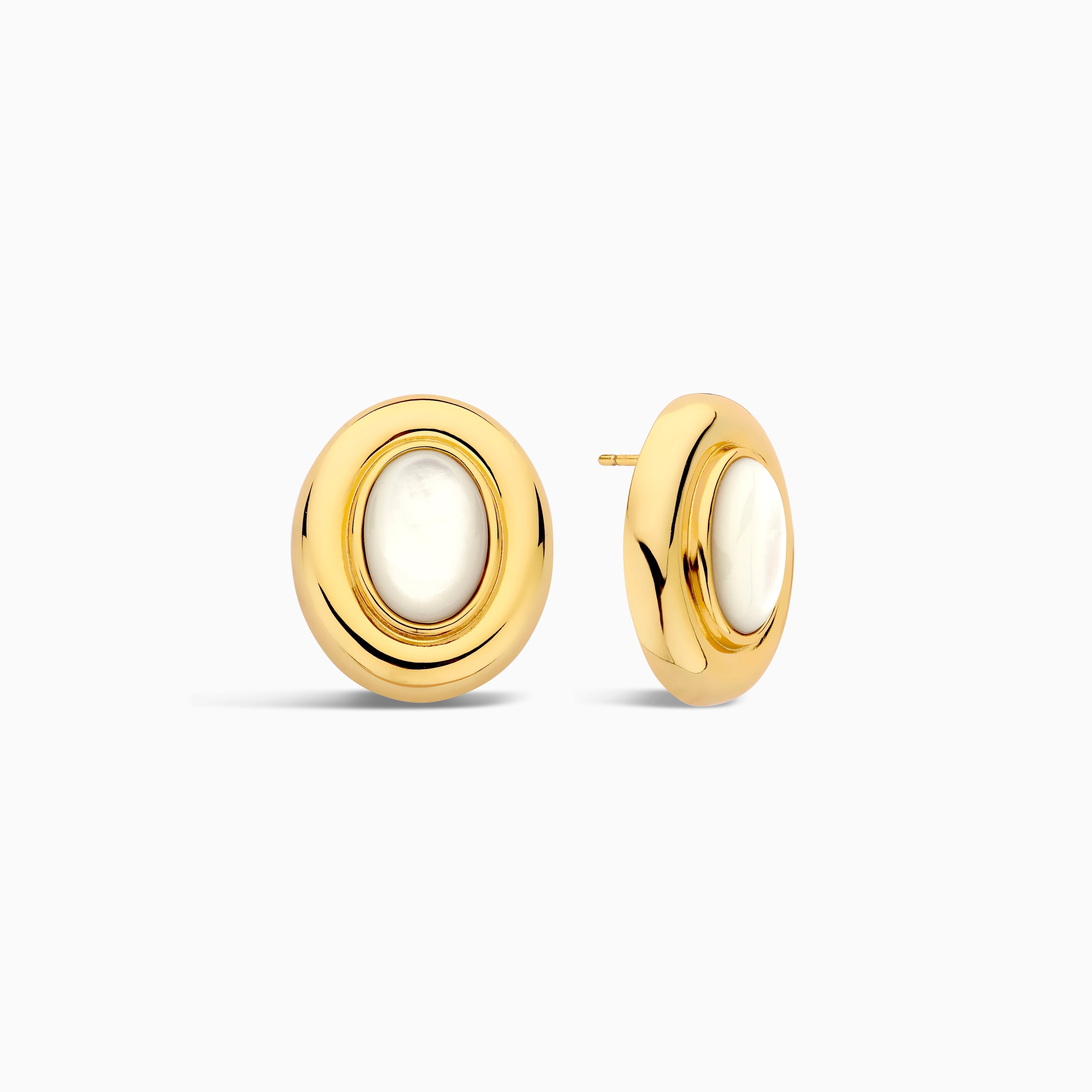 Ameliyana | Pendientes de Stud de Oro de 18k