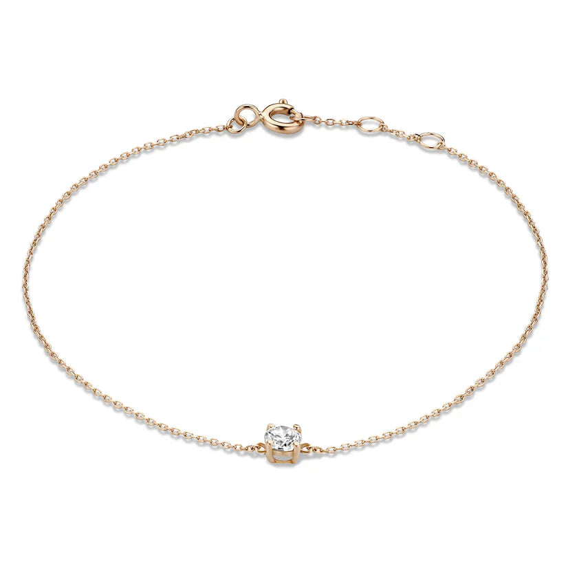 Dalynette | Pulsera con Piedras de Moissanita en Oro de 14k