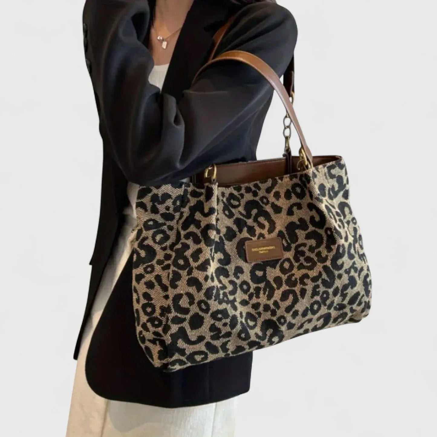 Valeria - Bolso con elegante estampado de leopardo