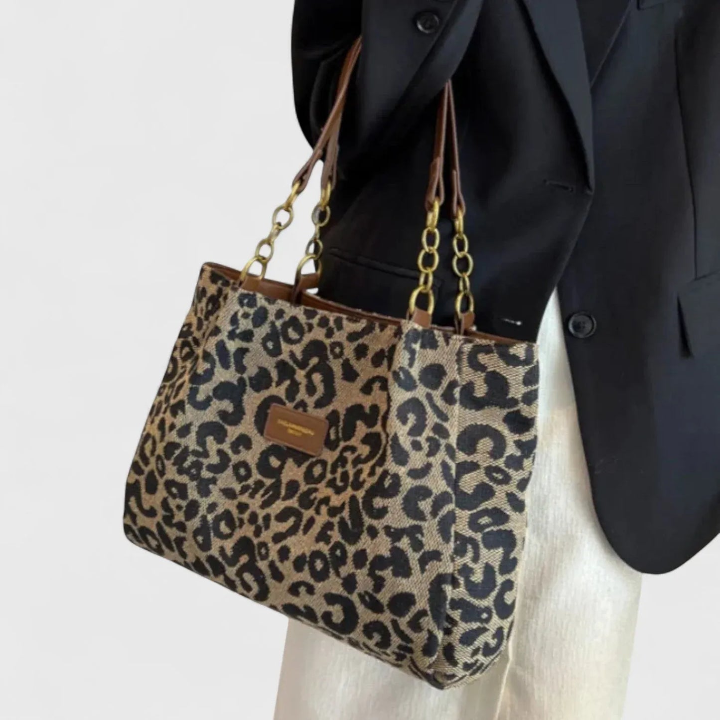 Valeria - Bolso con elegante estampado de leopardo